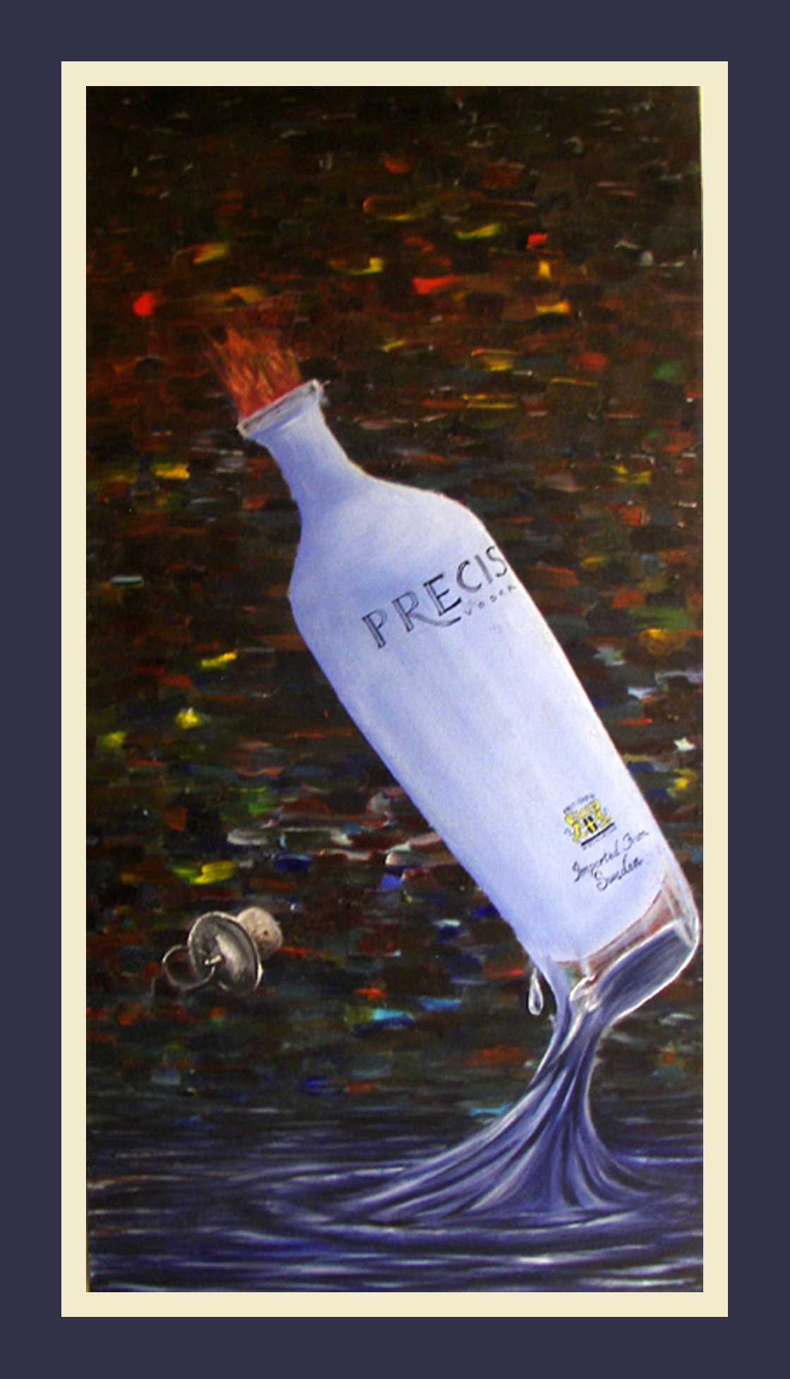 SOLD - Precis -- Original fine art, oil painting on  canvas, Abstract Contemporary Art