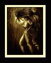 Walking_Rain --   Surrealism, figural influence, fine art print or poster  
